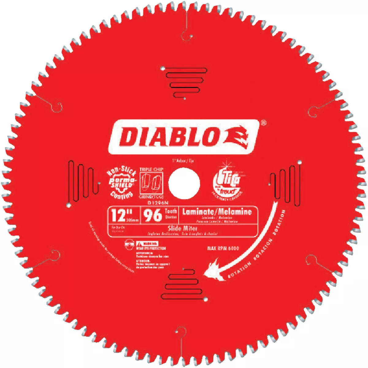 Diablo 12 In. 96-Tooth Aluminum Circular Saw Blade