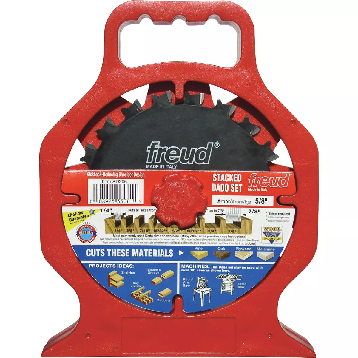 Freud 6 In. Pro Dado Circular Saw Blade Set