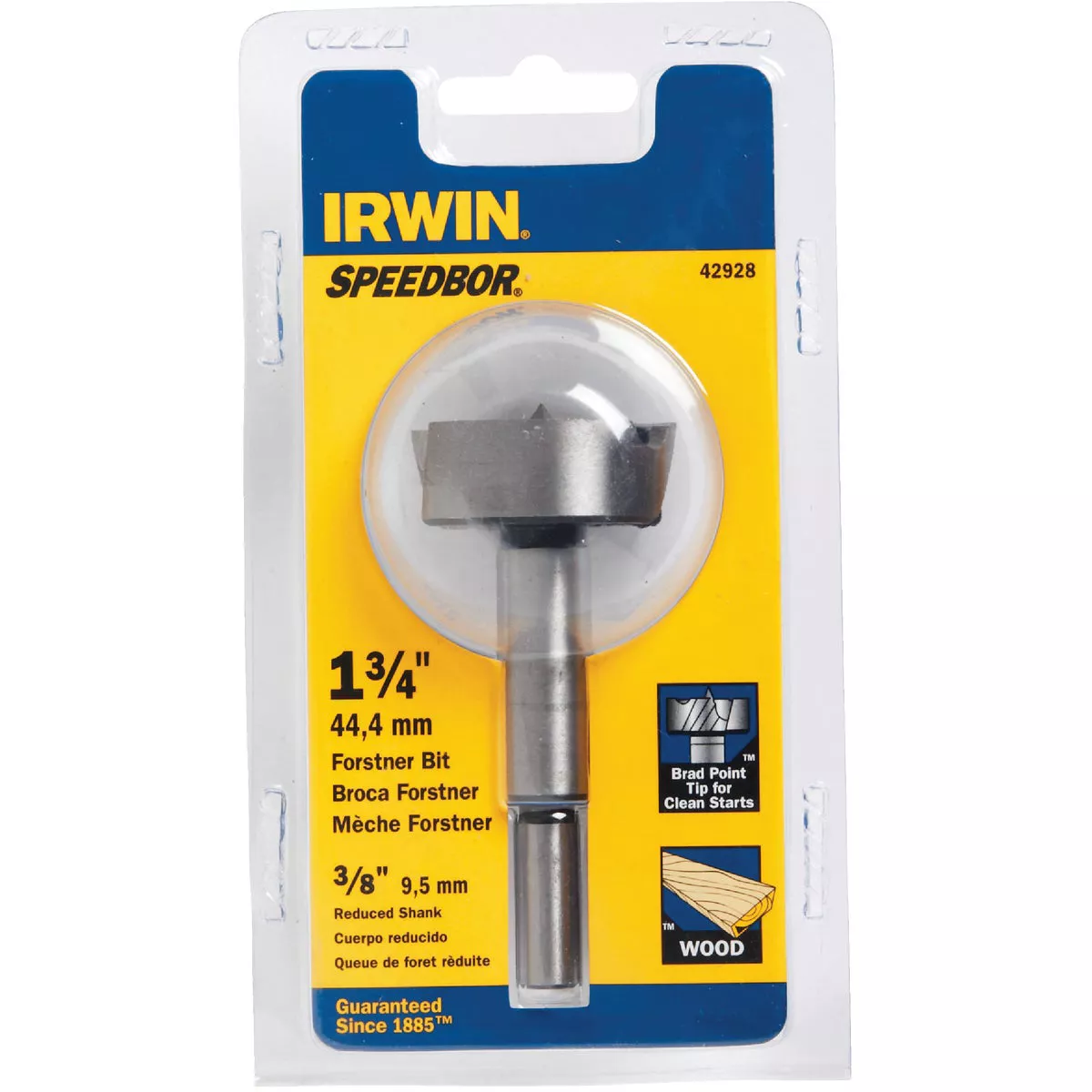 Irwin Marples 1-3/4 In. x 3-1/2 In. Reduced Forstner Drill Bit - photo 2