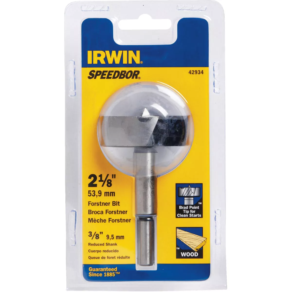Irwin Marples 2-1/8 In. x 3-1/2 In. Reduced Forstner Drill Bit - photo 2