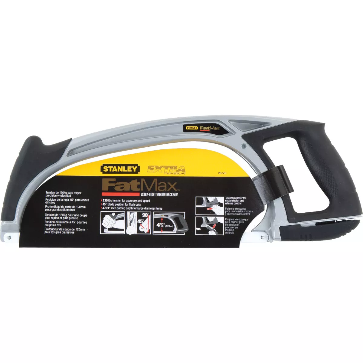 Stanley FatMax 12 In. High Tension Hacksaw - photo 2