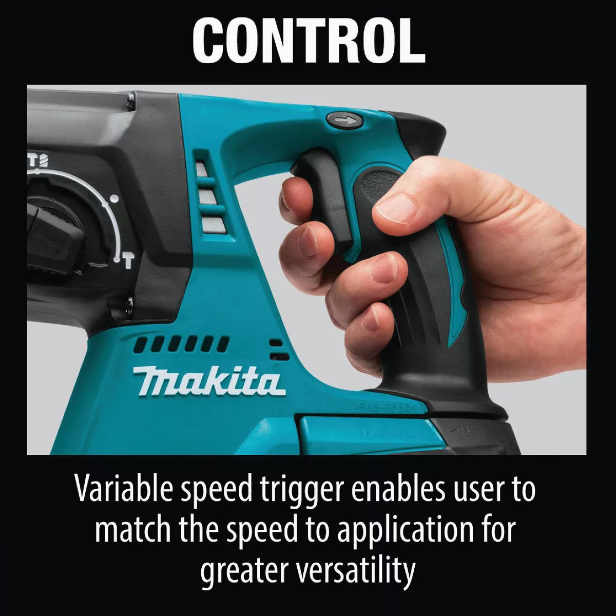Makita 18 Volt LXT Lithium-Ion 1 In. Brushless SDS-Plus Cordless Rotary Hammer Drill (Tool Only) - photo 6