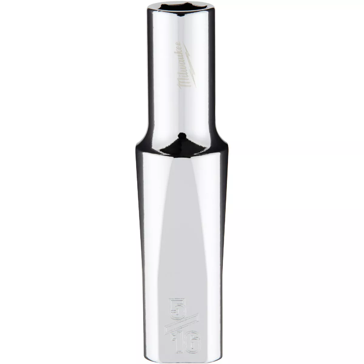 Milwaukee 3/8 In. Drive 5/16 In. 6-Point Deep Standard Socket with FOUR FLAT Sides