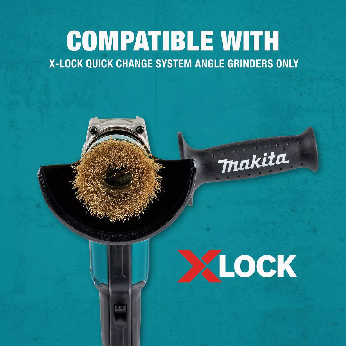 Makita X-LOCK 3 In. Crimped 0.012 In. Stainless Steel Cup Angle Grinder Wire Brush - photo 7