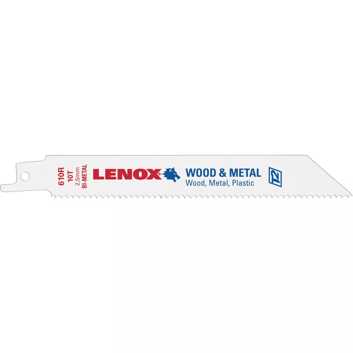 Lenox MULTIWOLF WAVE EDGE 6 In. 10 TPI Multi-Purpose Reciprocating Saw Blade