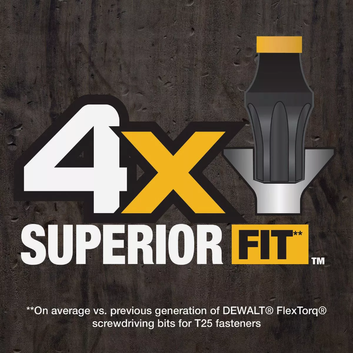 DEWALT FlexTorq 1 In. T25 TORX Impact Screwdriver Bit (30-Pack) - photo 3
