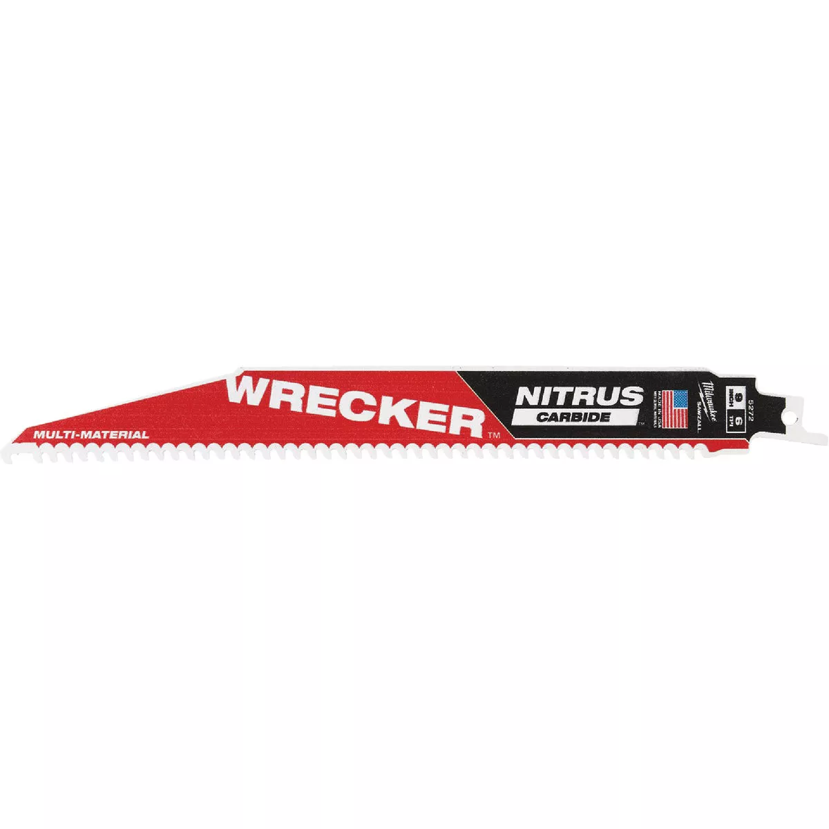 Milwaukee SAWZALL The WRECKER 9 In. 6 TPI Multi-Material Demolition Reciprocating Saw Blade with Nitrus Carbide Teeth - photo 2