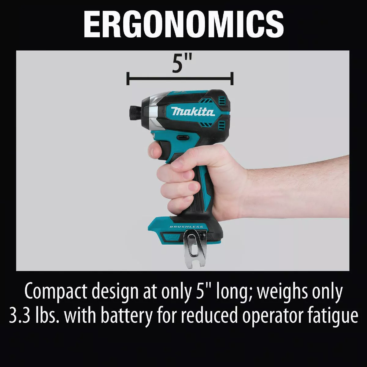 Makita 18-Volt LXT Lithium-Ion Brushless 1/4 In. Hex Cordless Impact Driver (Tool Only) - photo 6