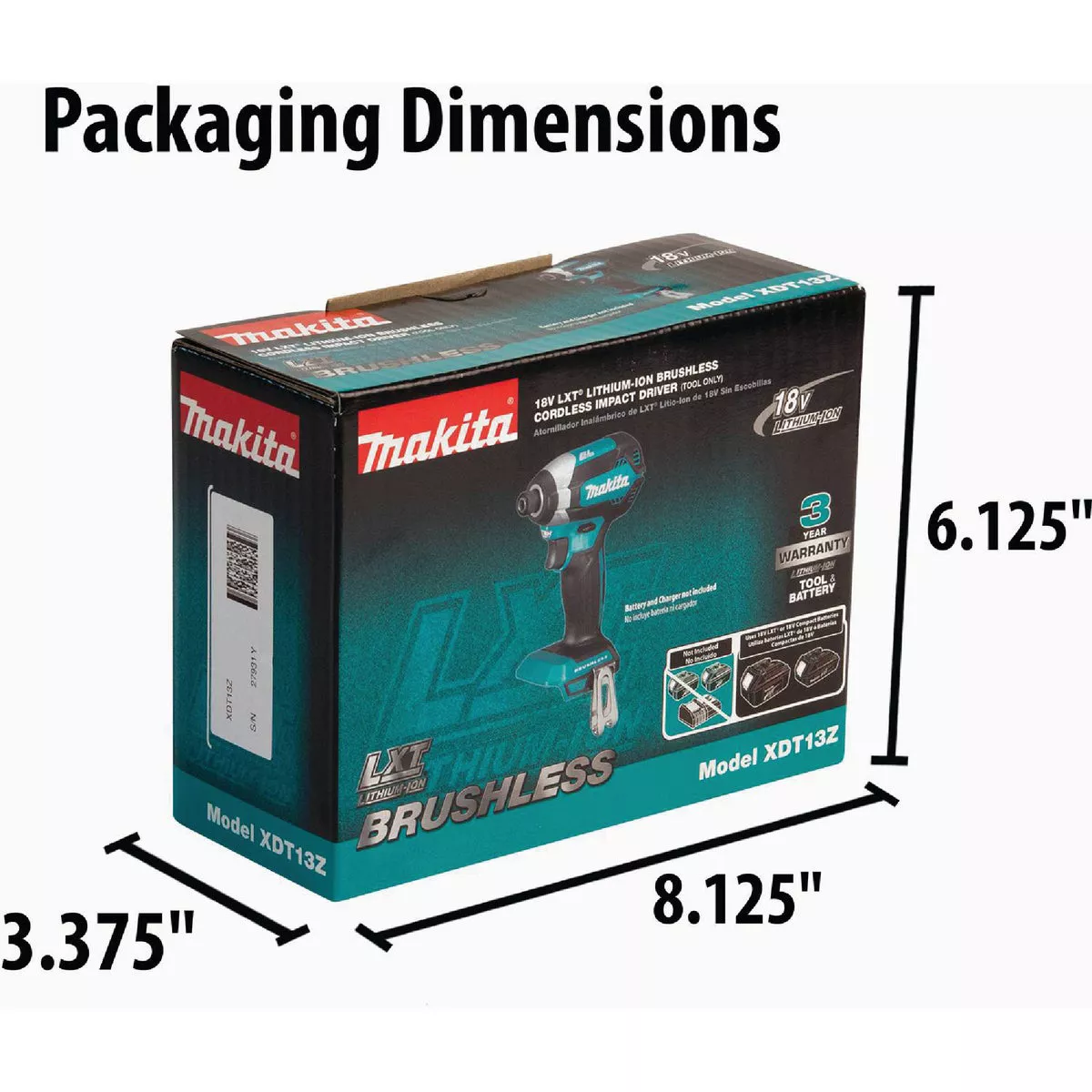 Makita 18-Volt LXT Lithium-Ion Brushless 1/4 In. Hex Cordless Impact Driver (Tool Only) - photo 9