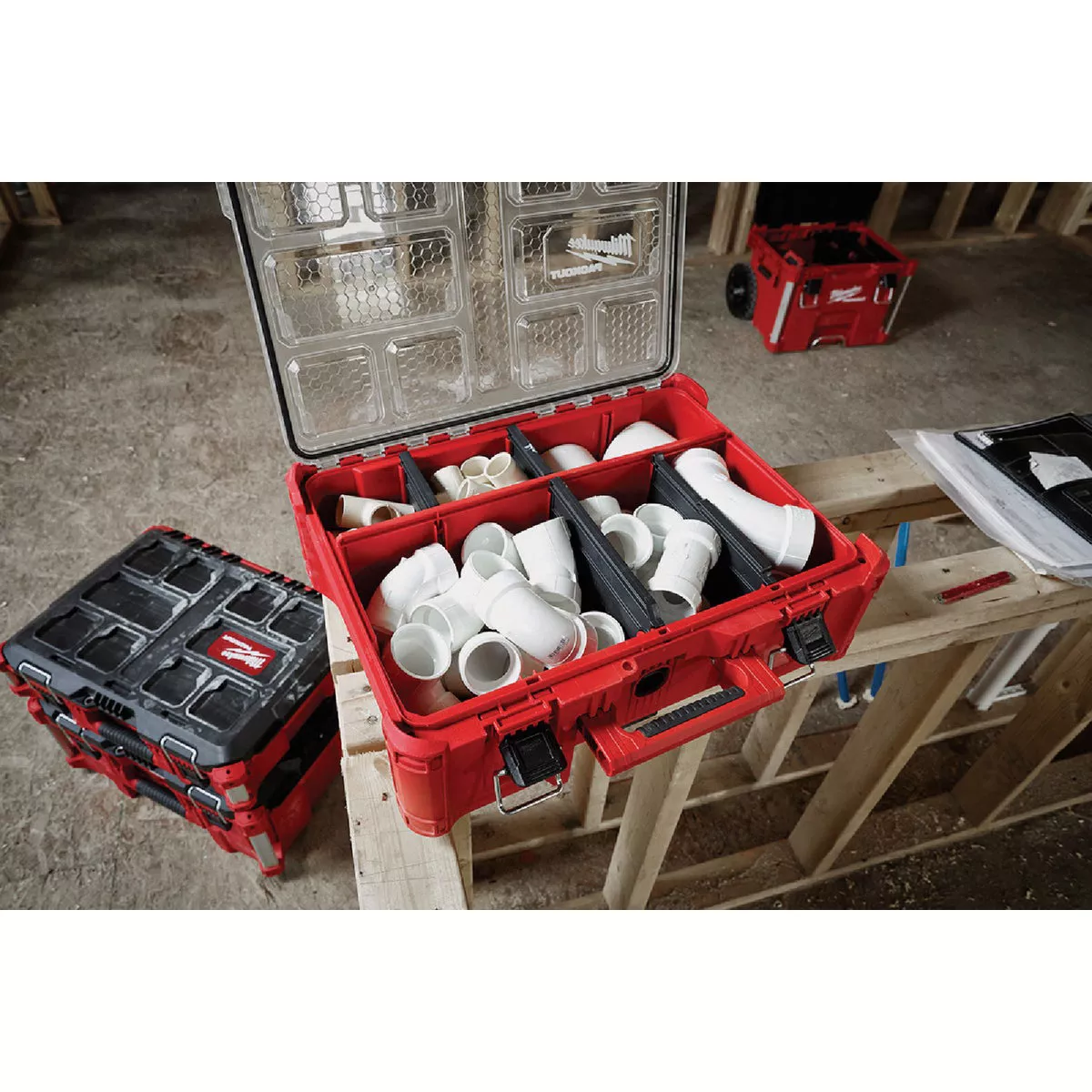 Milwaukee PACKOUT Deep Organizer Toolbox, 50 Lb. Capacity - photo 2