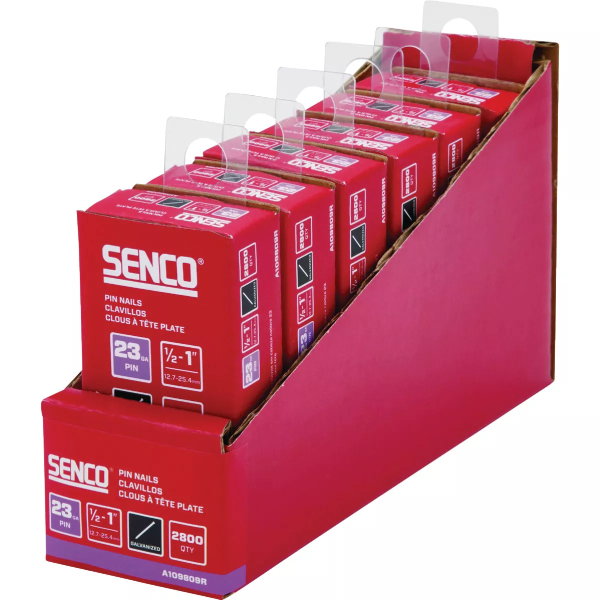 Senco 23 Gauge Assorted Galvanized Pin Nail (2800 Ct.) - photo 2