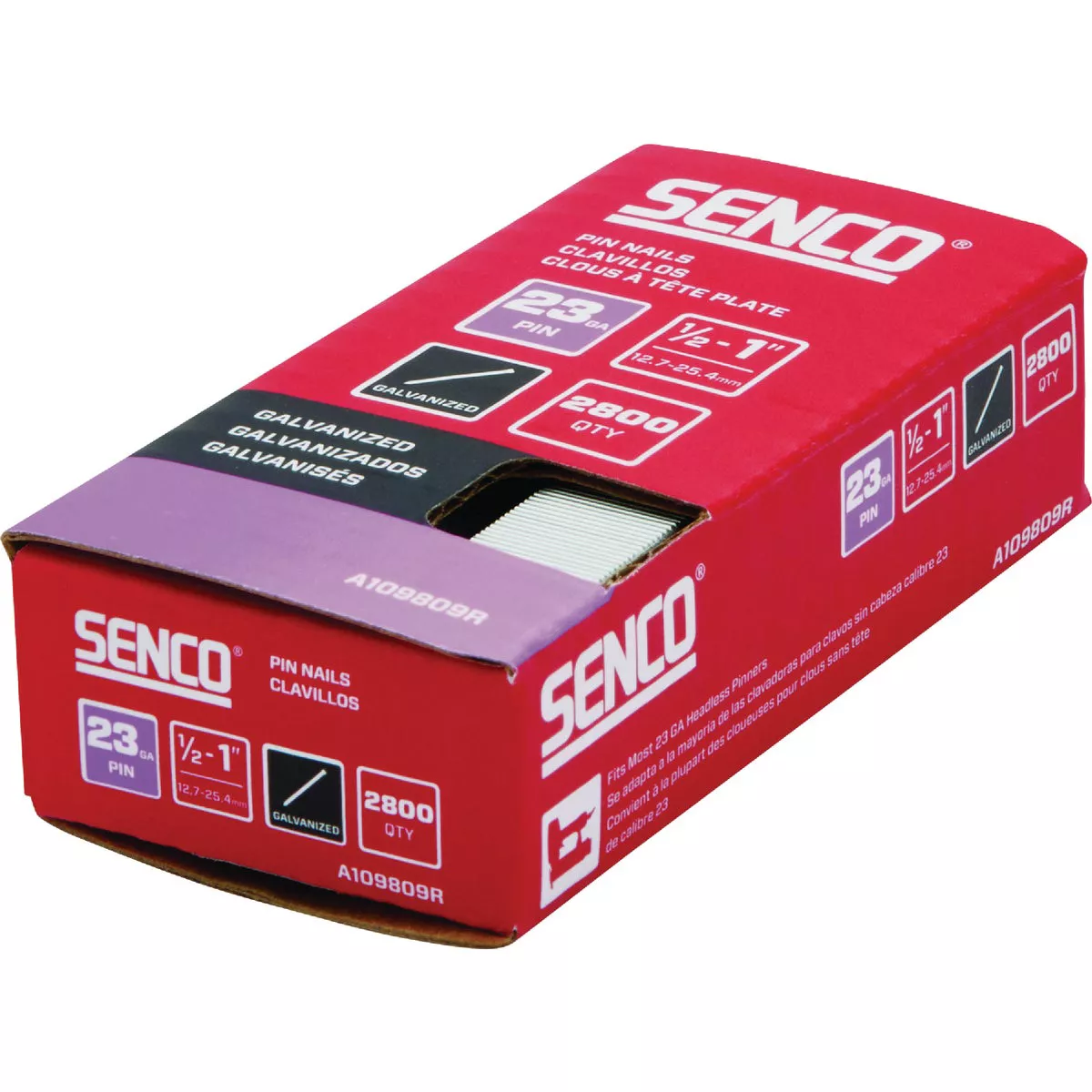 Senco 23 Gauge Assorted Galvanized Pin Nail (2800 Ct.) - photo 3