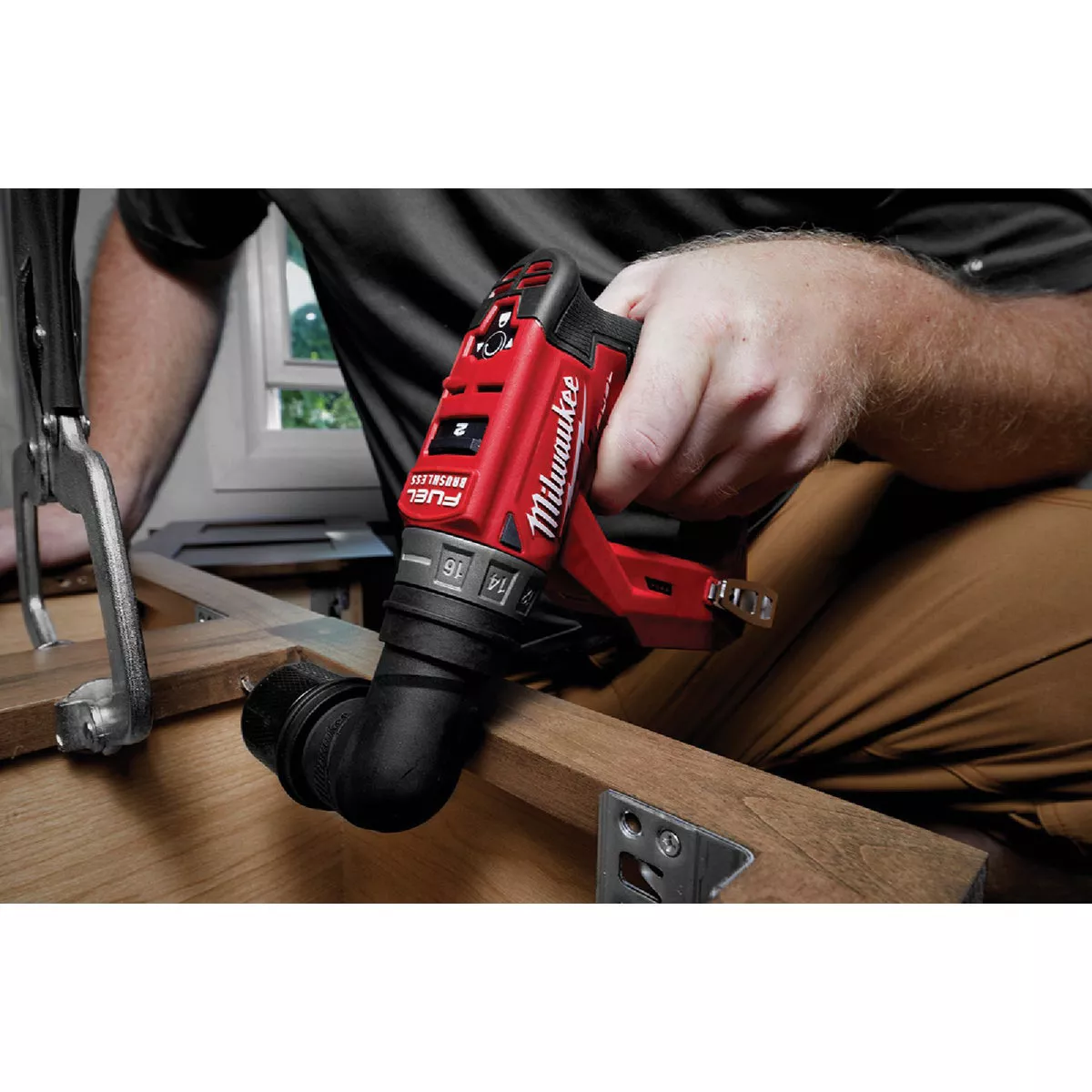 Milwaukee M12 FUEL Brushless 3/8 In. Installation Cordless Drill/Driver Kit with 4-Tool Heads & (2) 2.0 Ah Batteries & Charger - photo 7