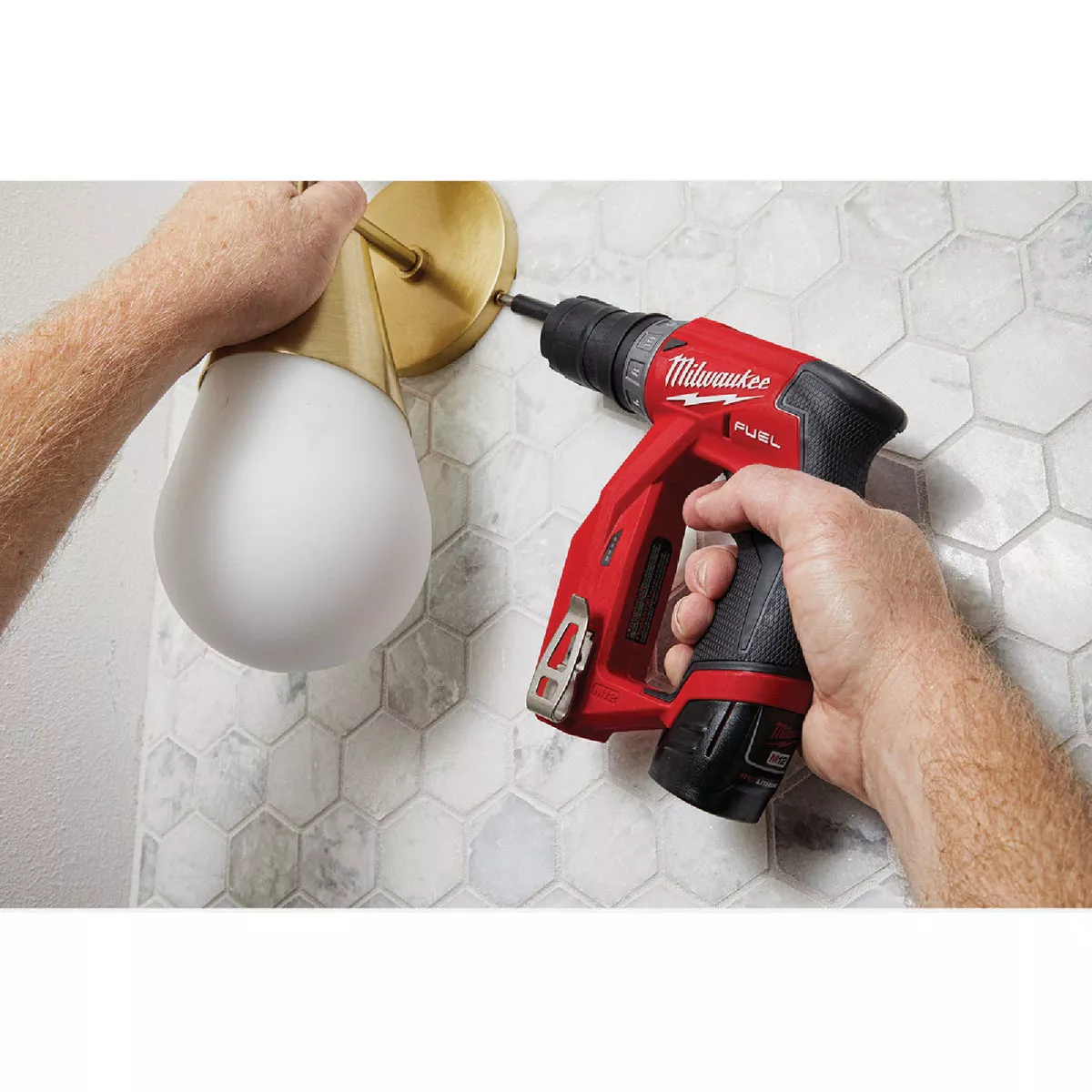 Milwaukee M12 FUEL Brushless 3/8 In. Installation Cordless Drill/Driver Kit with 4-Tool Heads & (2) 2.0 Ah Batteries & Charger - photo 8