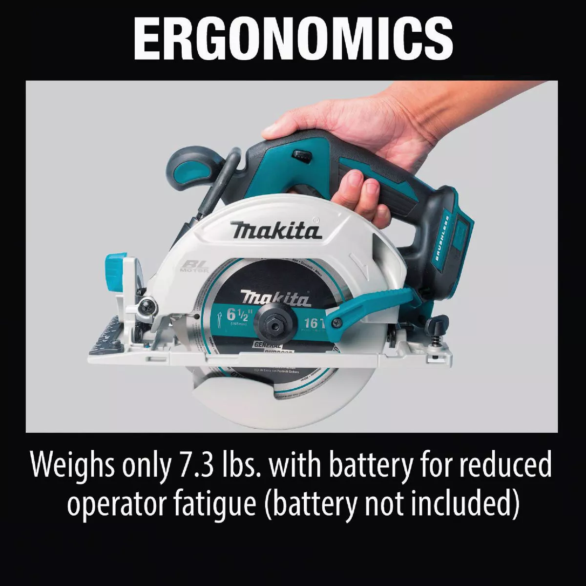 Makita 18V LXT Lithium-Ion Brushless 6-1/2 In. Cordless Circular Saw (Tool Only) - photo 8