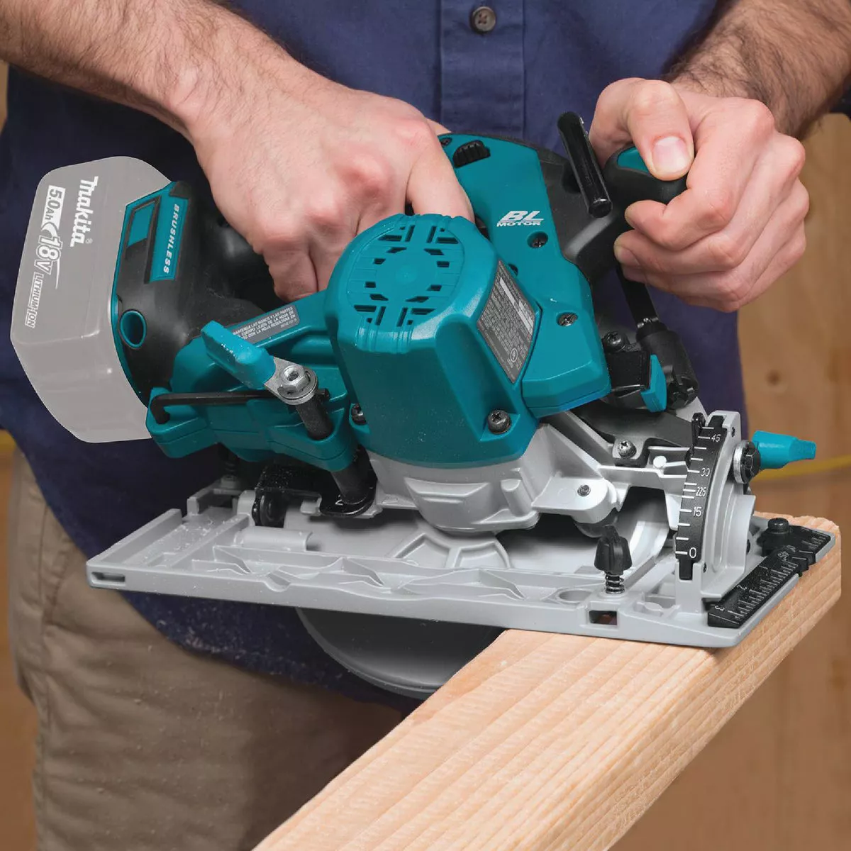 Makita 18V LXT Lithium-Ion Brushless 6-1/2 In. Cordless Circular Saw (Tool Only) - photo 12