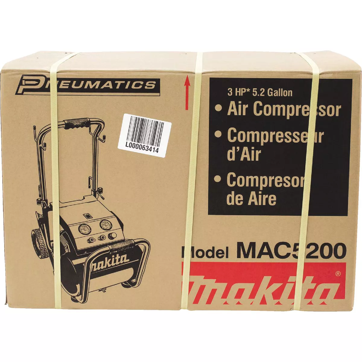 Makita Big Bore 5.2 Gal. Portable 140 psi Air Compressor - photo 10