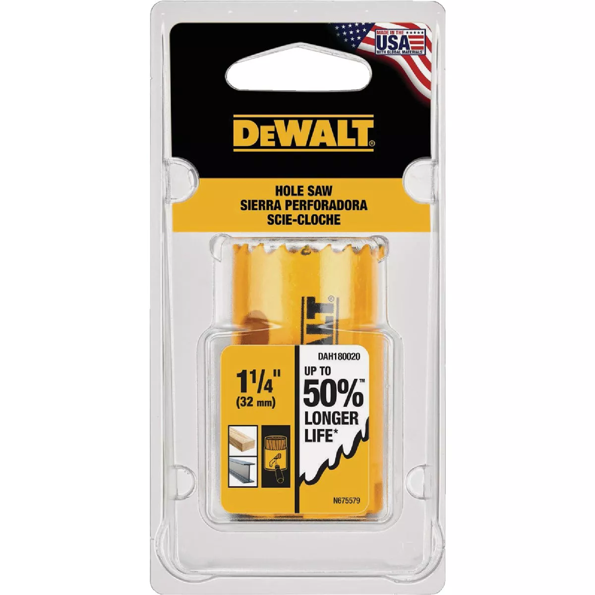 DEWALT 1-1/4 In. Bi-Metal Hole Saw - photo 2
