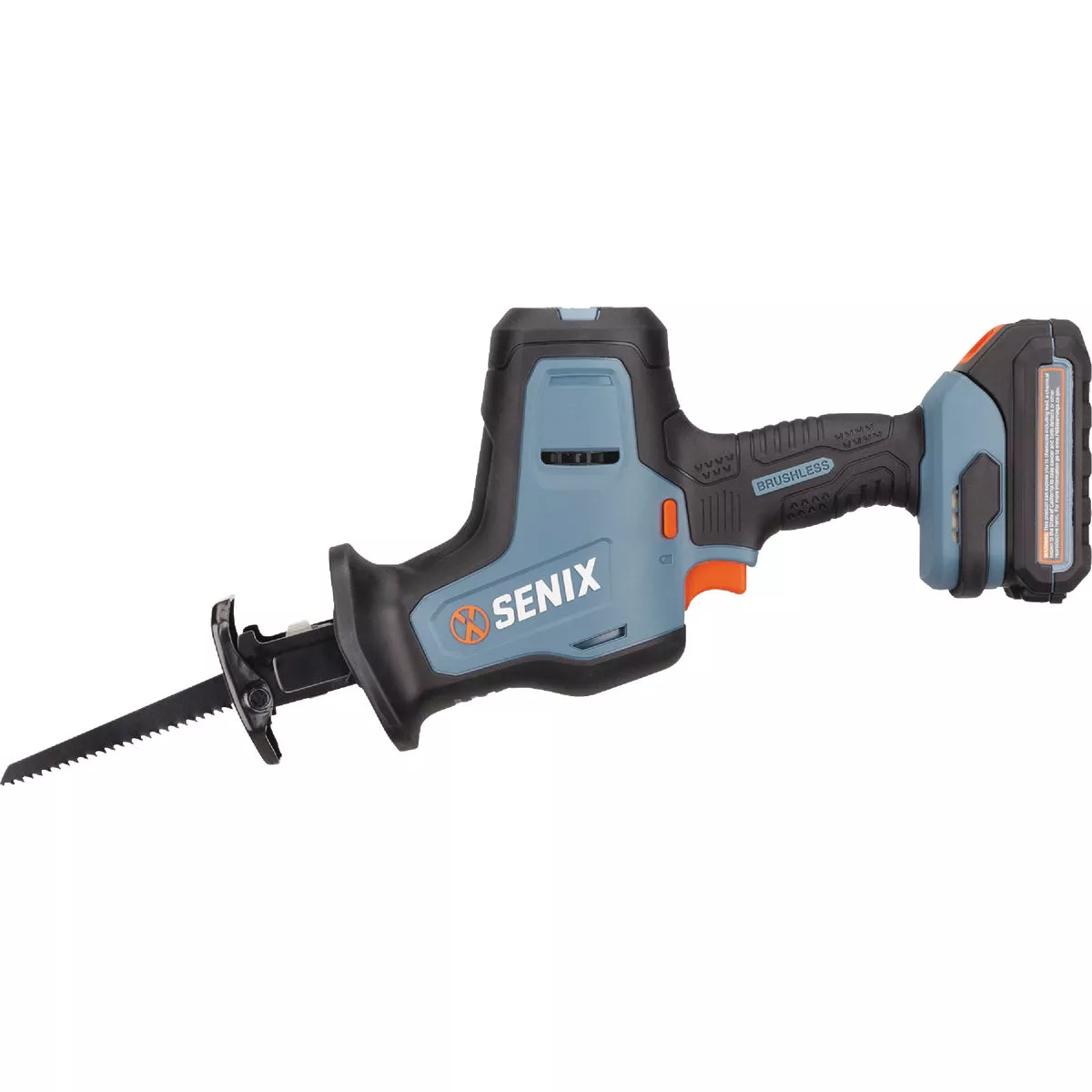 Senix X2 20V Max Brushless Compact Cordless Reciprocating Saw Kit with 2.0 Ah Battery & Charger - photo 2