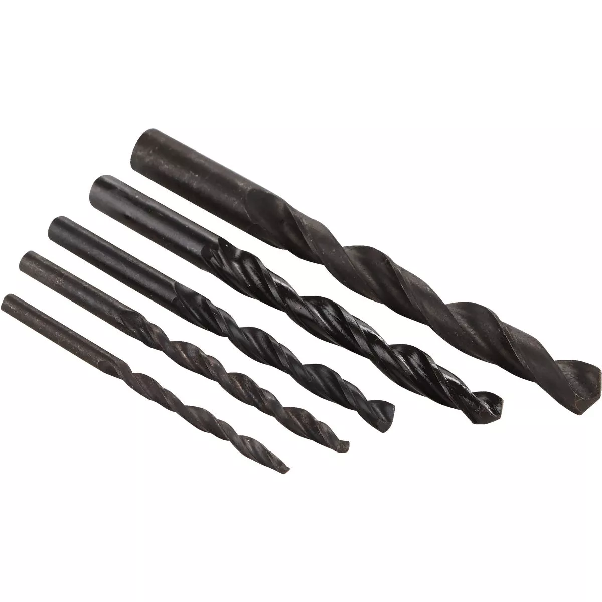 Smart Savers 5-Piece Black Oxide Drill Bit Set, 5/32 In. thru 3/8 In. - photo 3