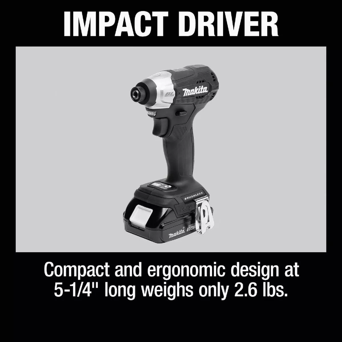 Makita 18V LXT 2-Tool Lithium-Ion Brushless Sub-Compact Hammer Drill/Driver & Impact Driver Cordless Tool Combo Kit - photo 14