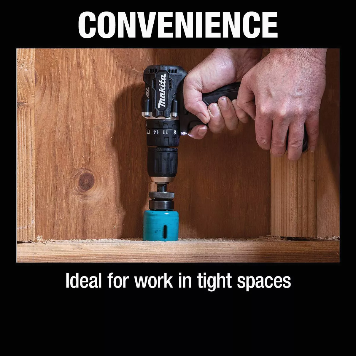 Makita 18V LXT 2-Tool Lithium-Ion Brushless Sub-Compact Hammer Drill/Driver & Impact Driver Cordless Tool Combo Kit - photo 2