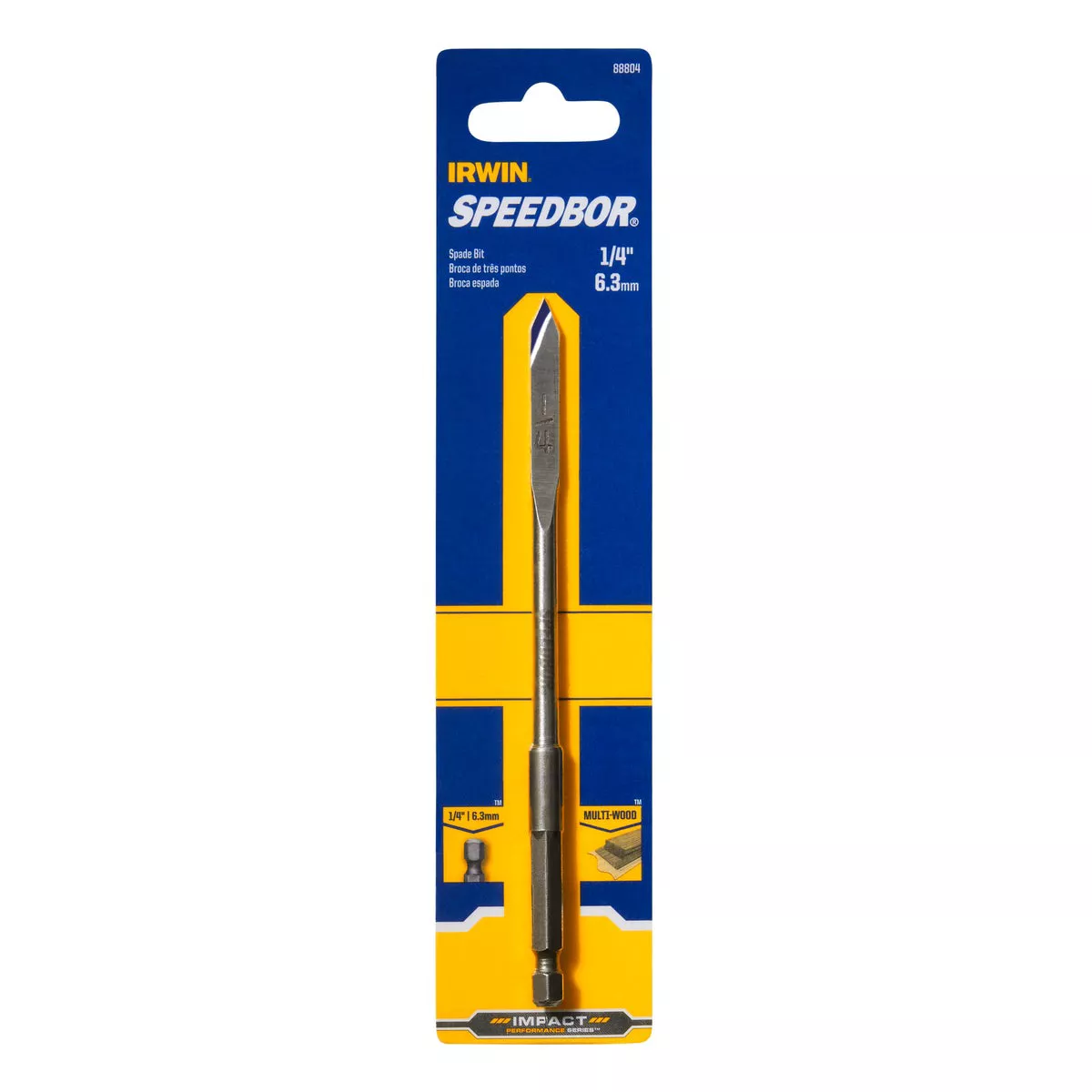 Irwin Speedbor 1/4 In. x 6 In. Spade Bit - photo 2