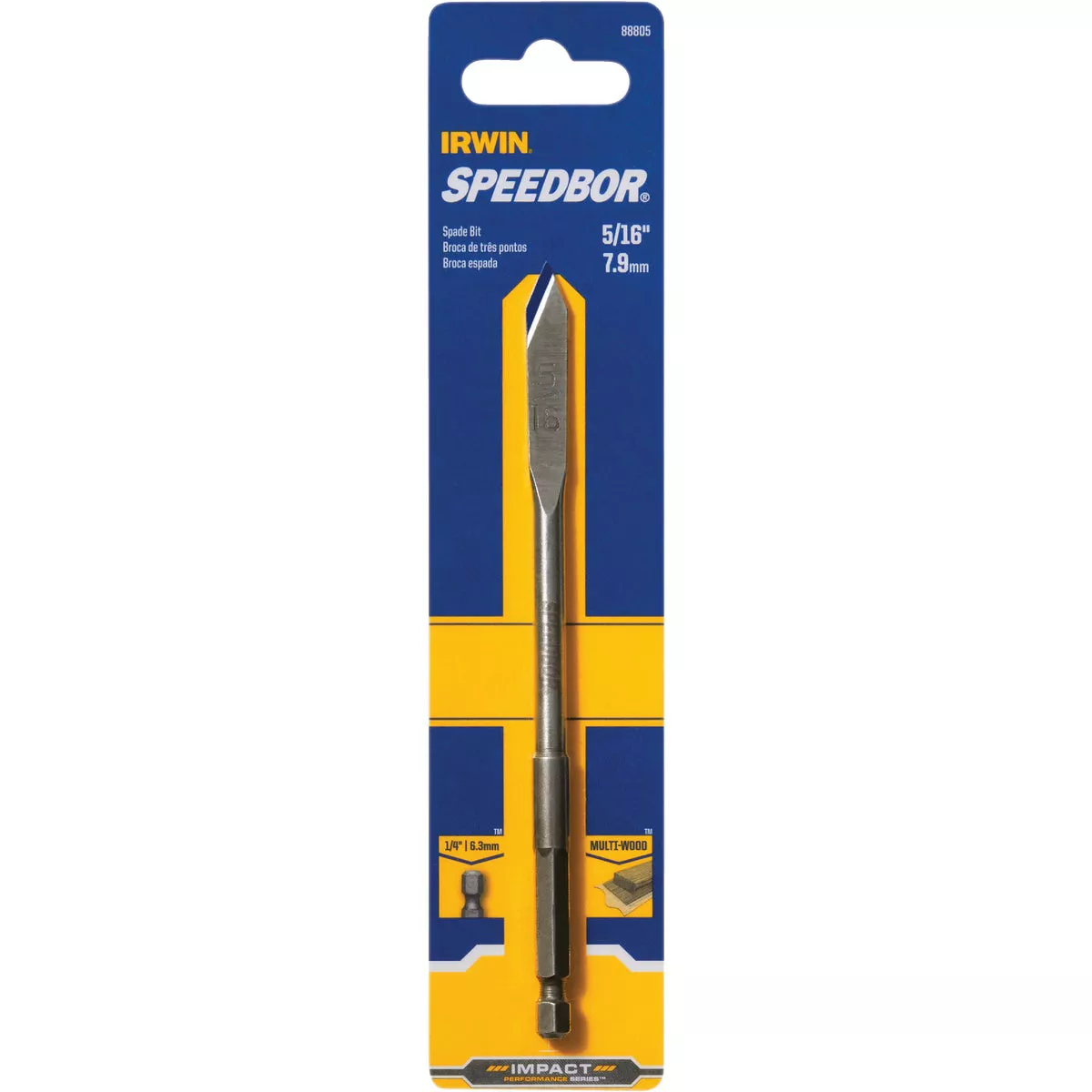 Irwin Speedbor 5/16 In. x 6 In. Spade Bit - photo 2