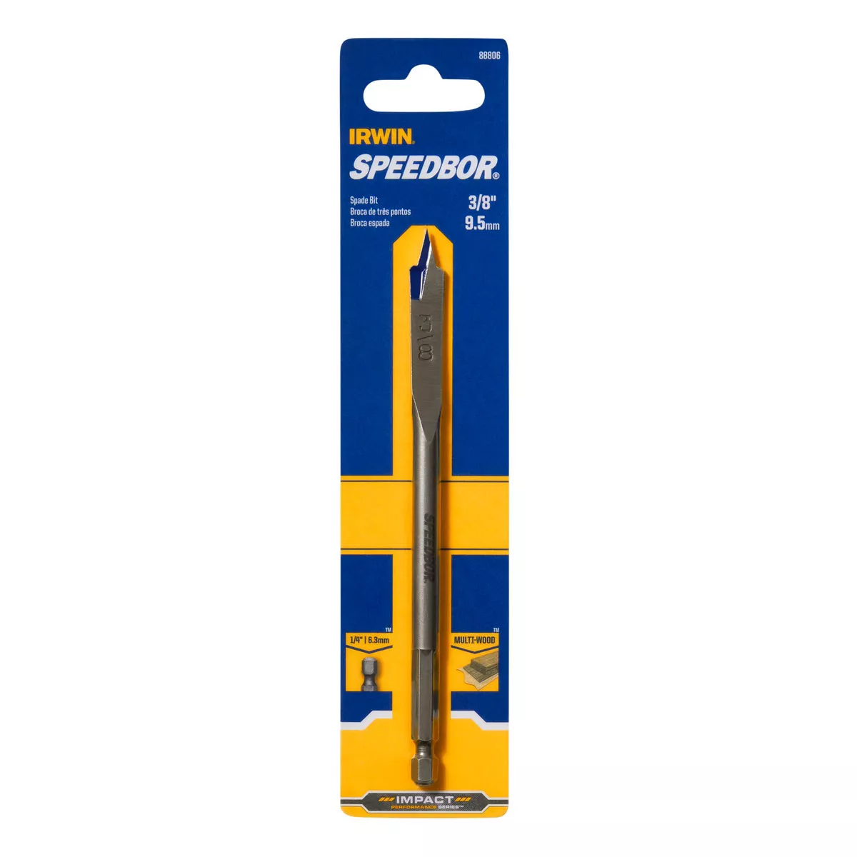 Irwin Speedbor 3/8 In. x 6 In. Spade Bit - photo 2