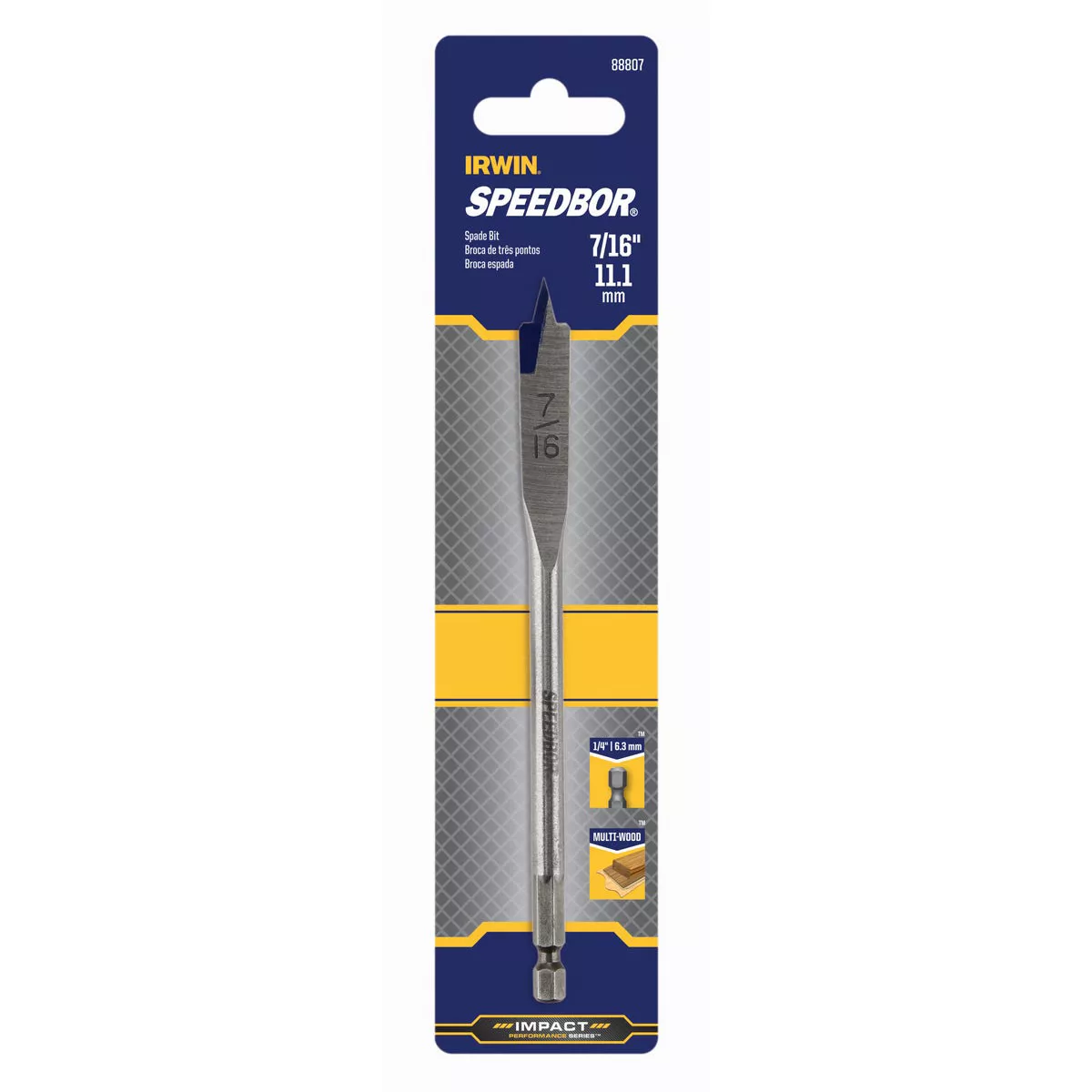 Irwin Speedbor 7/16 In. x 6 In. Spade Bit - photo 2