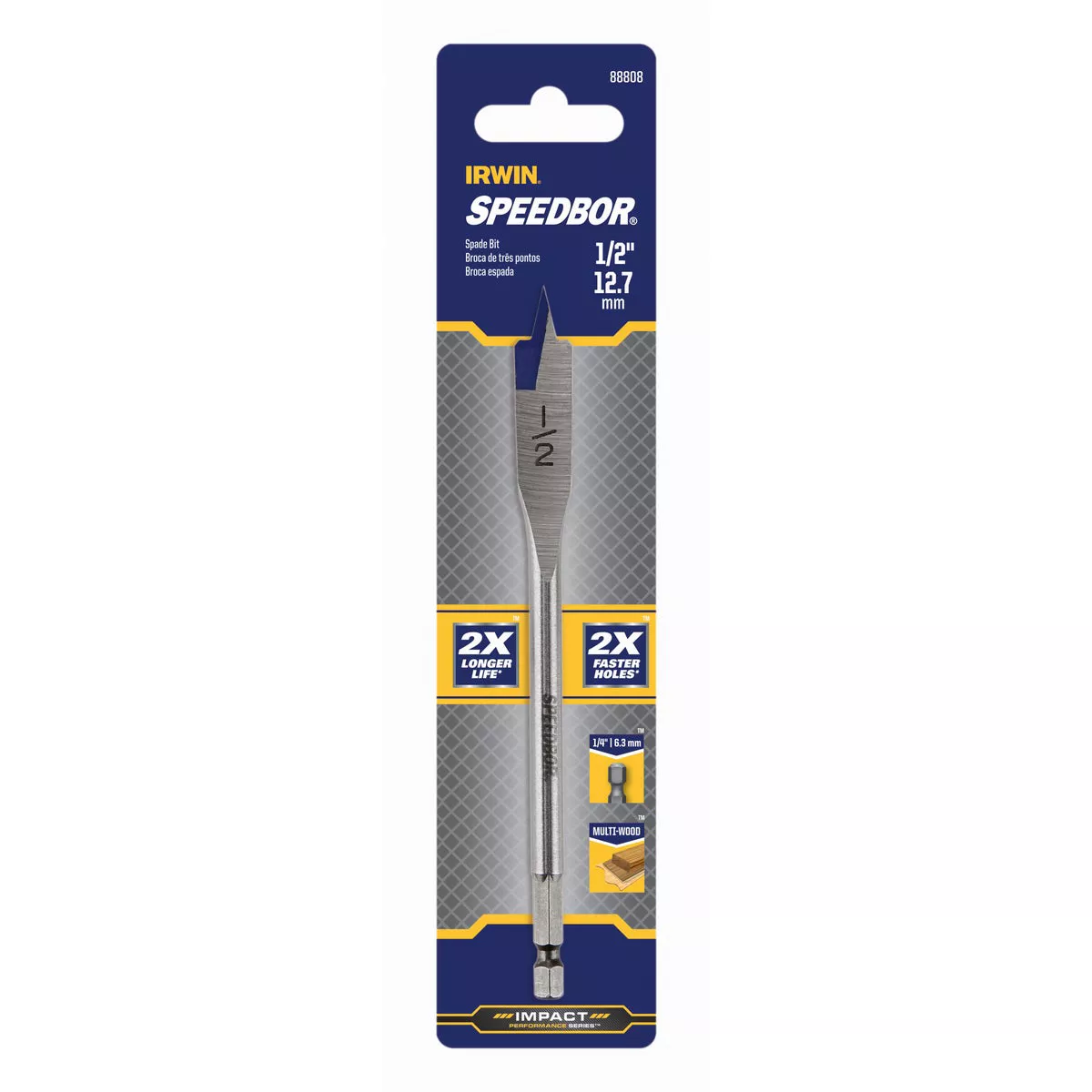 Irwin Speedbor 1/2 In. x 6 In. Spade Bit - photo 2