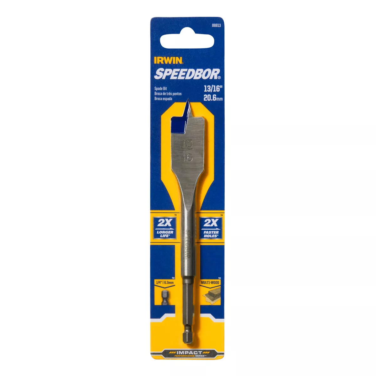 Irwin Speedbor 13/16 In. x 6 In. Spade Bit - photo 2