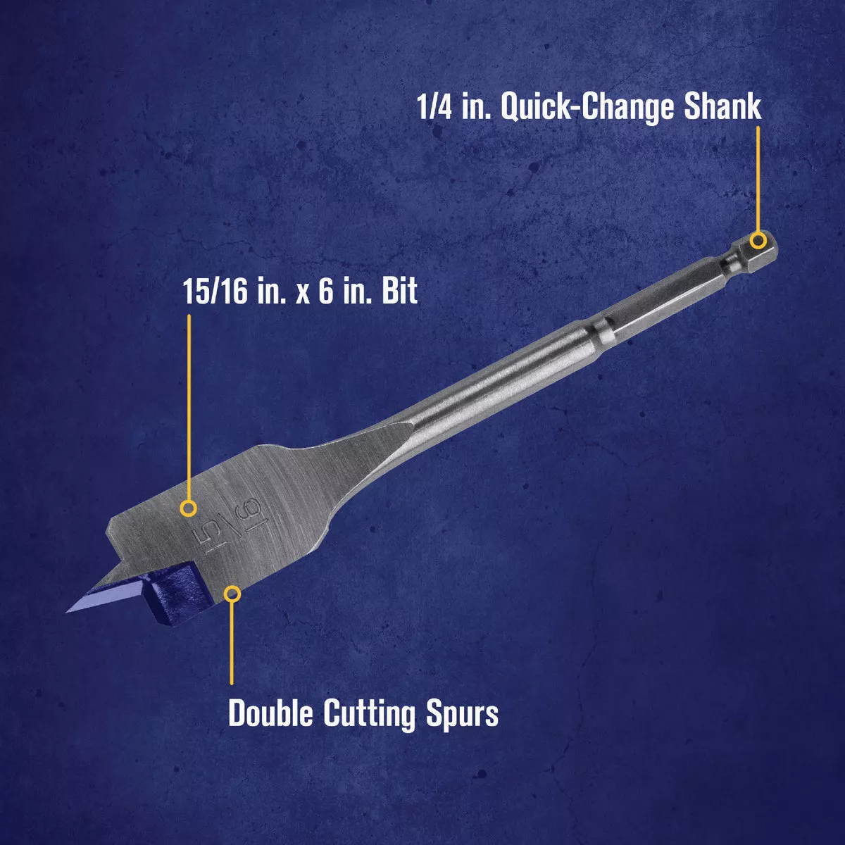 Irwin Speedbor 15/16 In. x 6 In. Spade Bit - photo 2