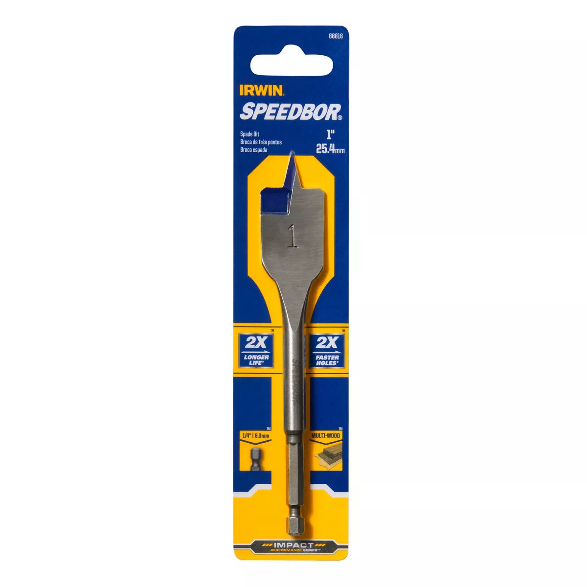 Irwin Speedbor 1 In. x 6 In. Spade Bit - photo 2