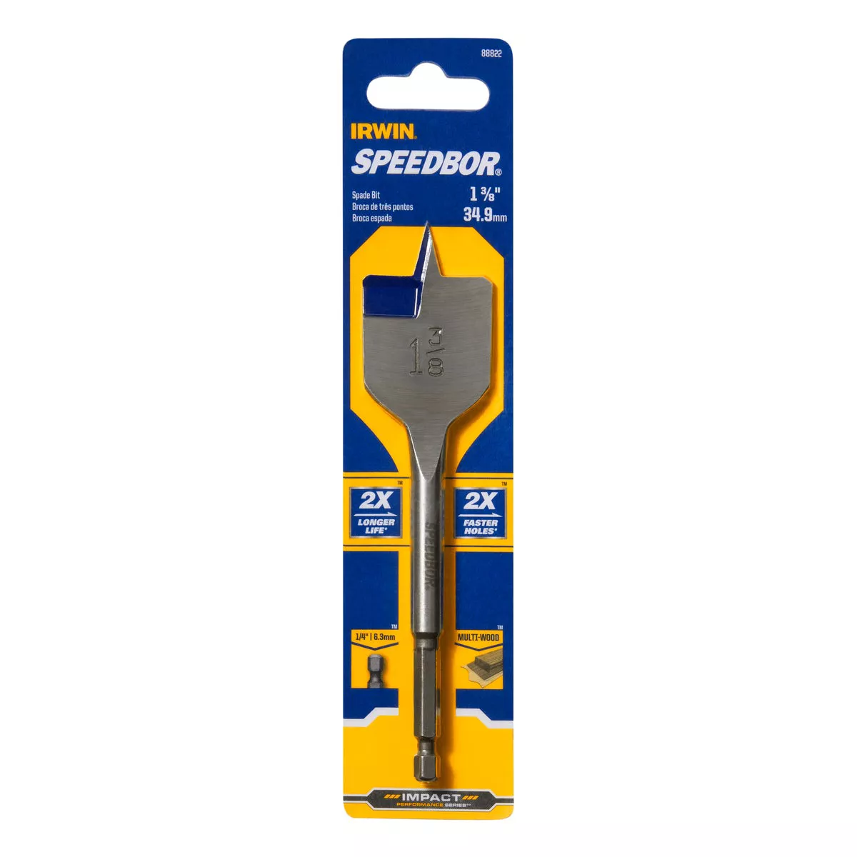 Irwin Speedbor 1-3/8 In. x 6 In. Spade Bit - photo 2