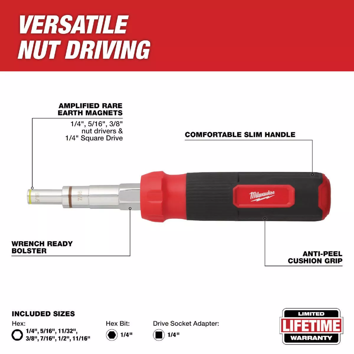 Milwaukee 9-In-1 Multi-Nut Driver - photo 7