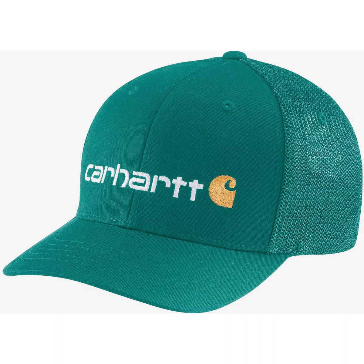 Carhartt Rugged Flex Men's Dragonfly Fitted Canvas Mesh-Back Logo Graphic Cap, M/L