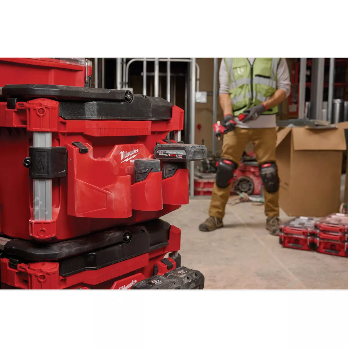 Milwaukee PACKOUT Tool Box M12 Battery Rack Attachment - photo 4