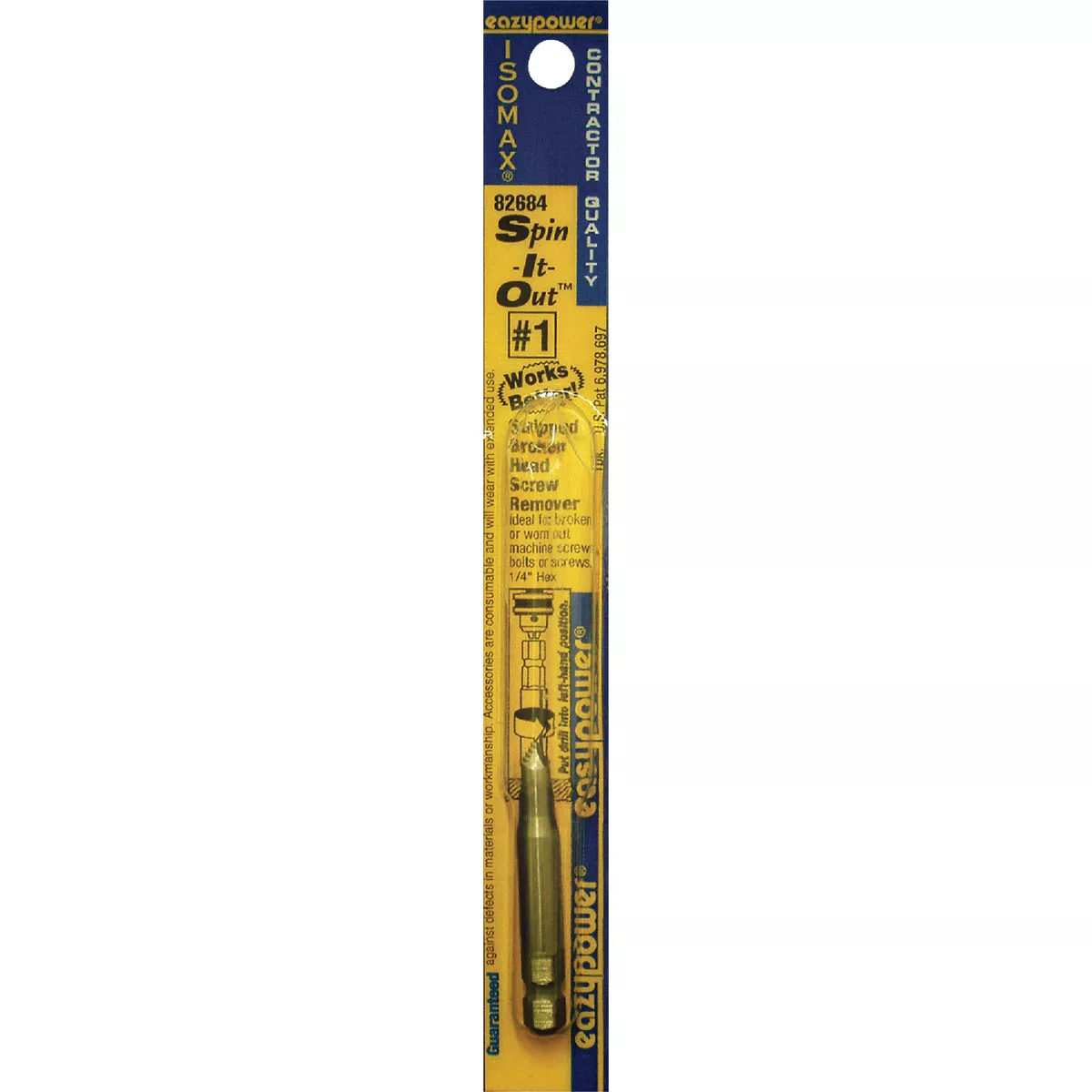 Eazypower Spin-it-Out #1 Screw Extractor