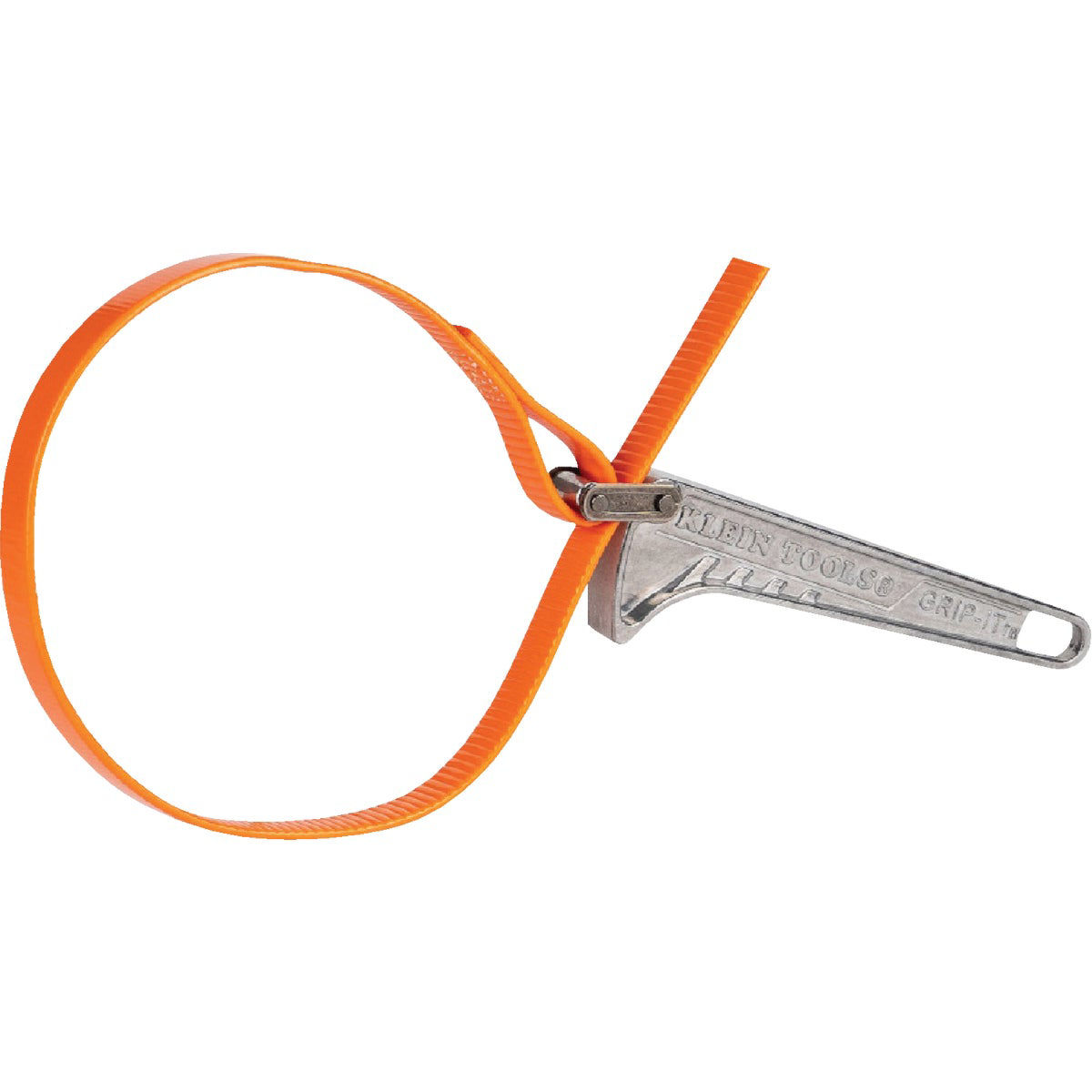 Klein GripIt 11/2 In. to 4 In. Strap Wrench with 6 In. Handle Do it