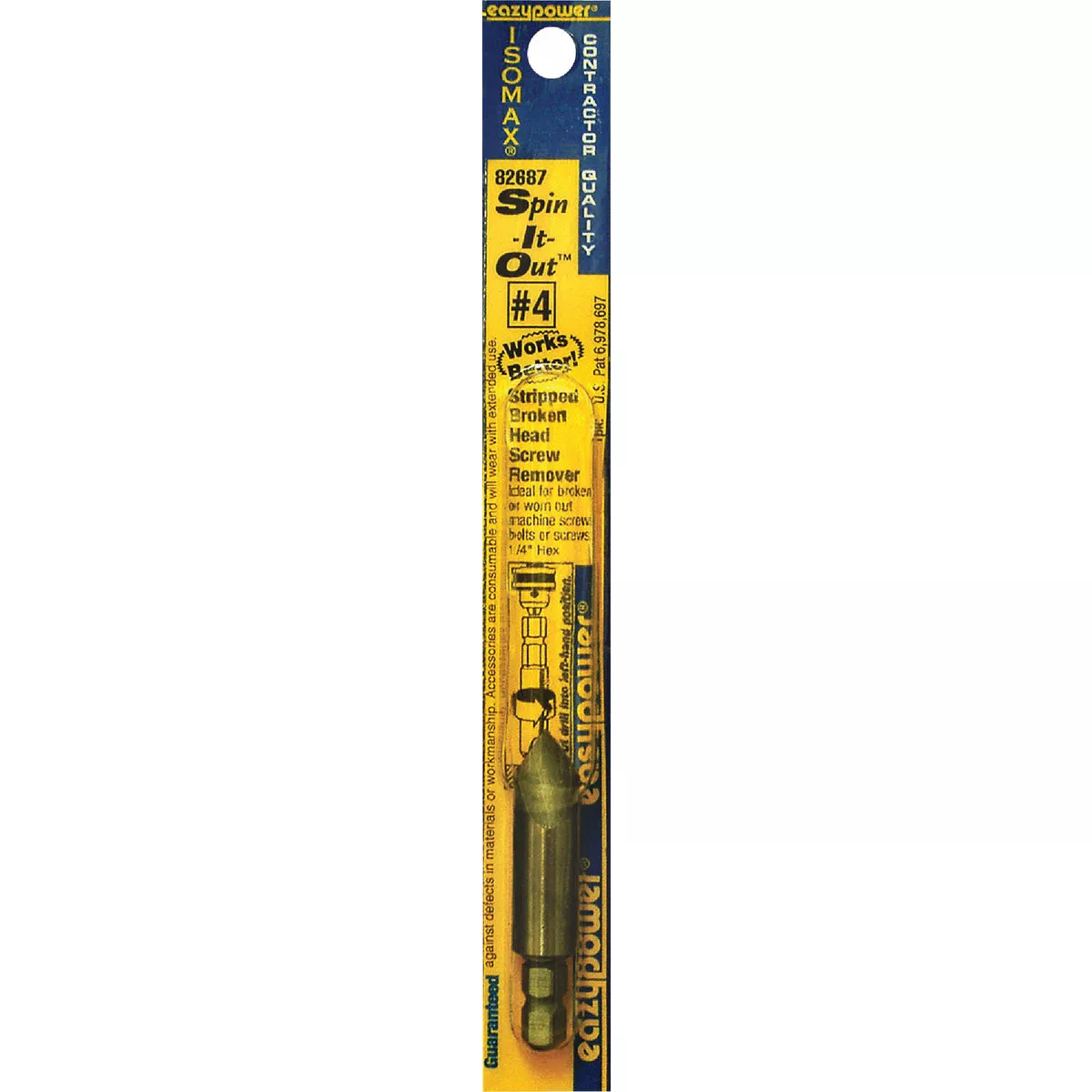 Eazypower Spin-it-Out #4 Screw Extractor