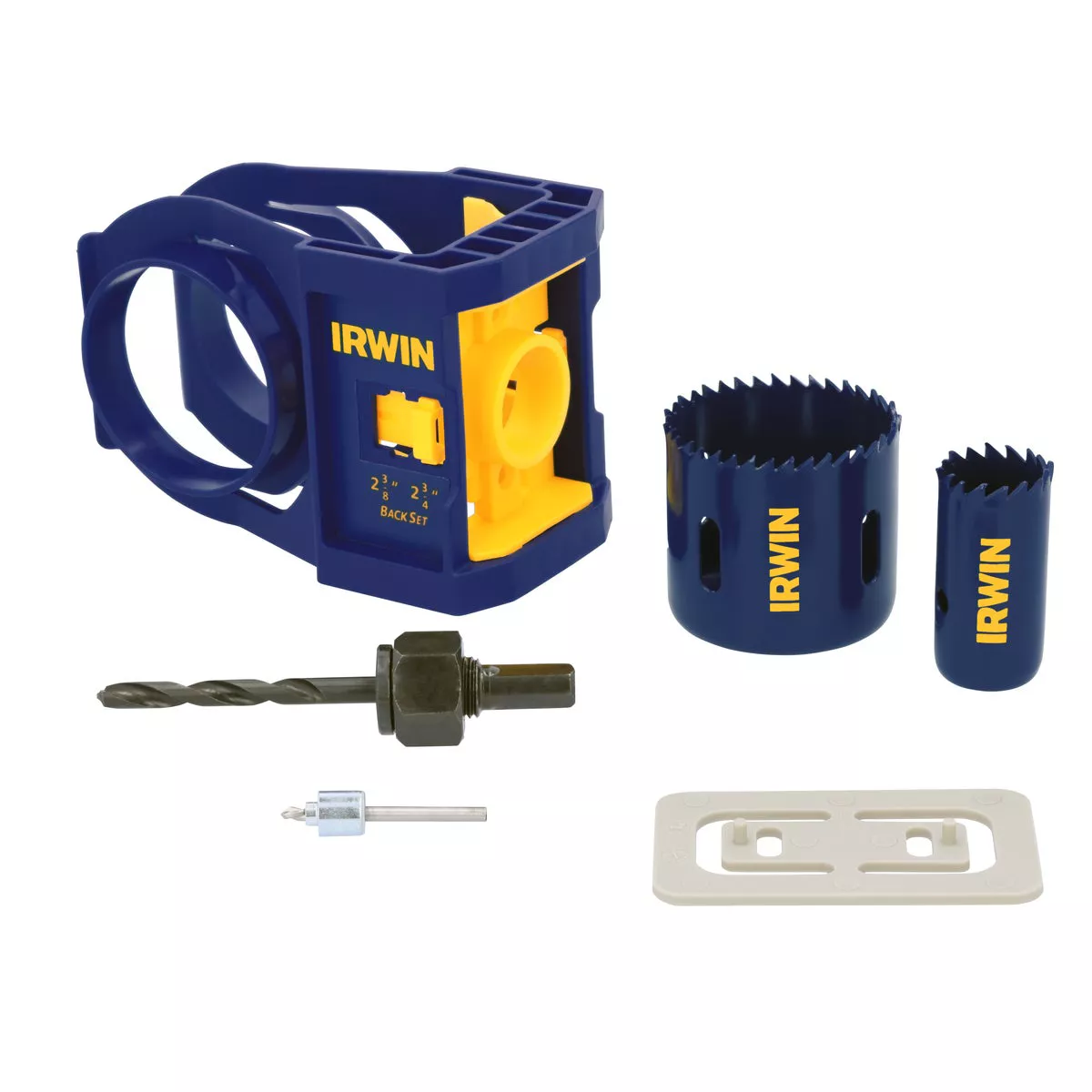 Irwin Carbon Steel Door Lock Installation Kit for Wood Doors - photo 7
