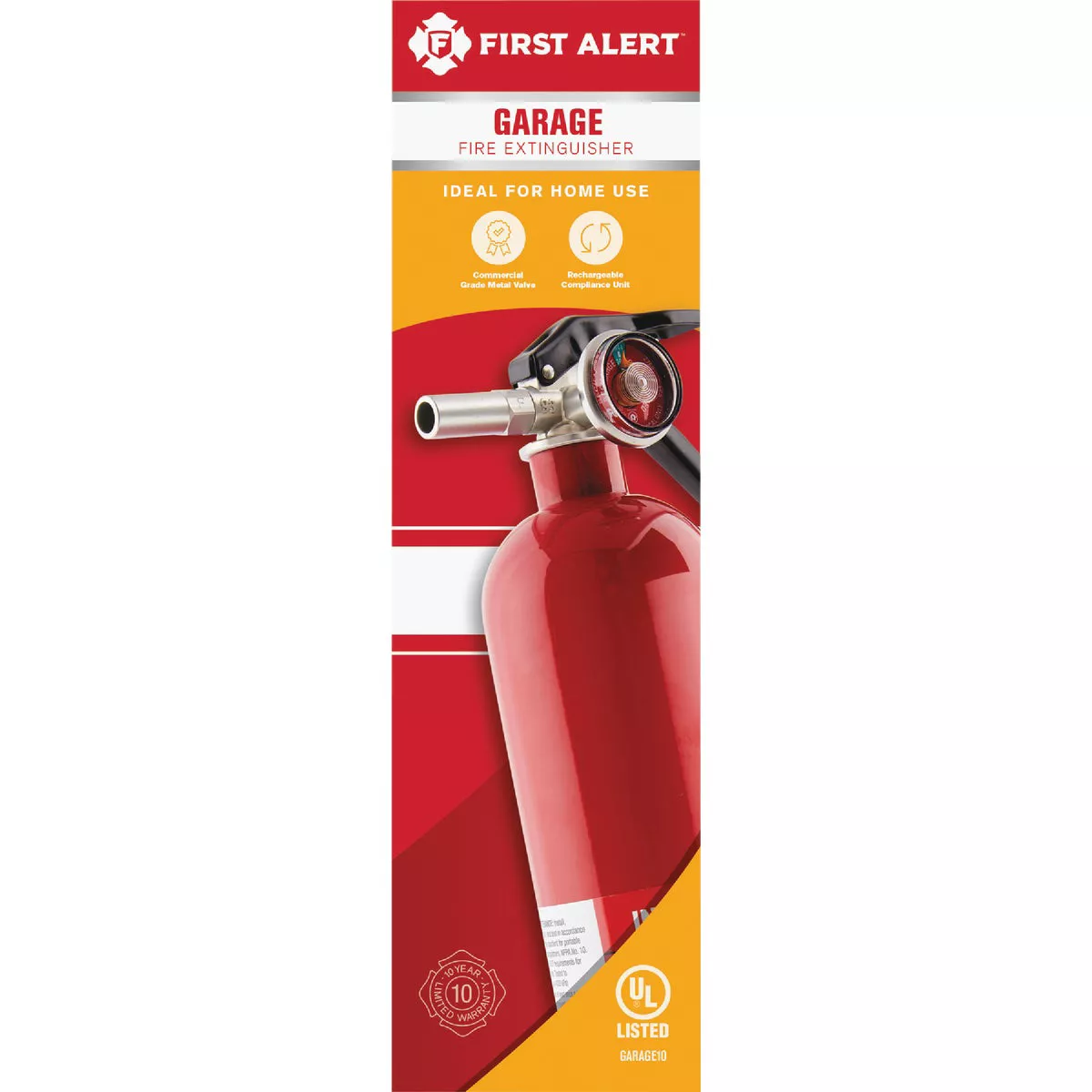 First Alert 10-B:C Rechargeable Garage Fire Extinguisher - photo 2