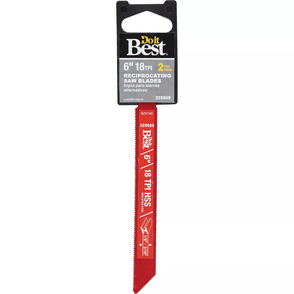 Do it Best High Speed Steel 6 In. 18 TPI Metal Reciprocating Saw Blade (2-Pack)