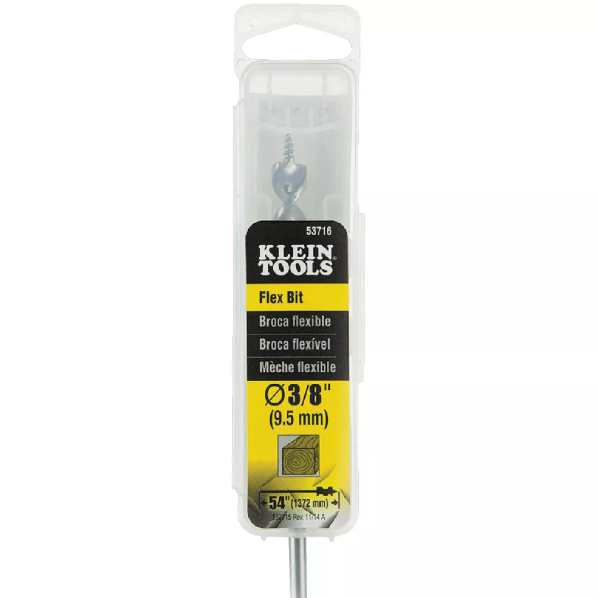 Klein 3/8 In. x 54 In. Flex Bit Auger - photo 2