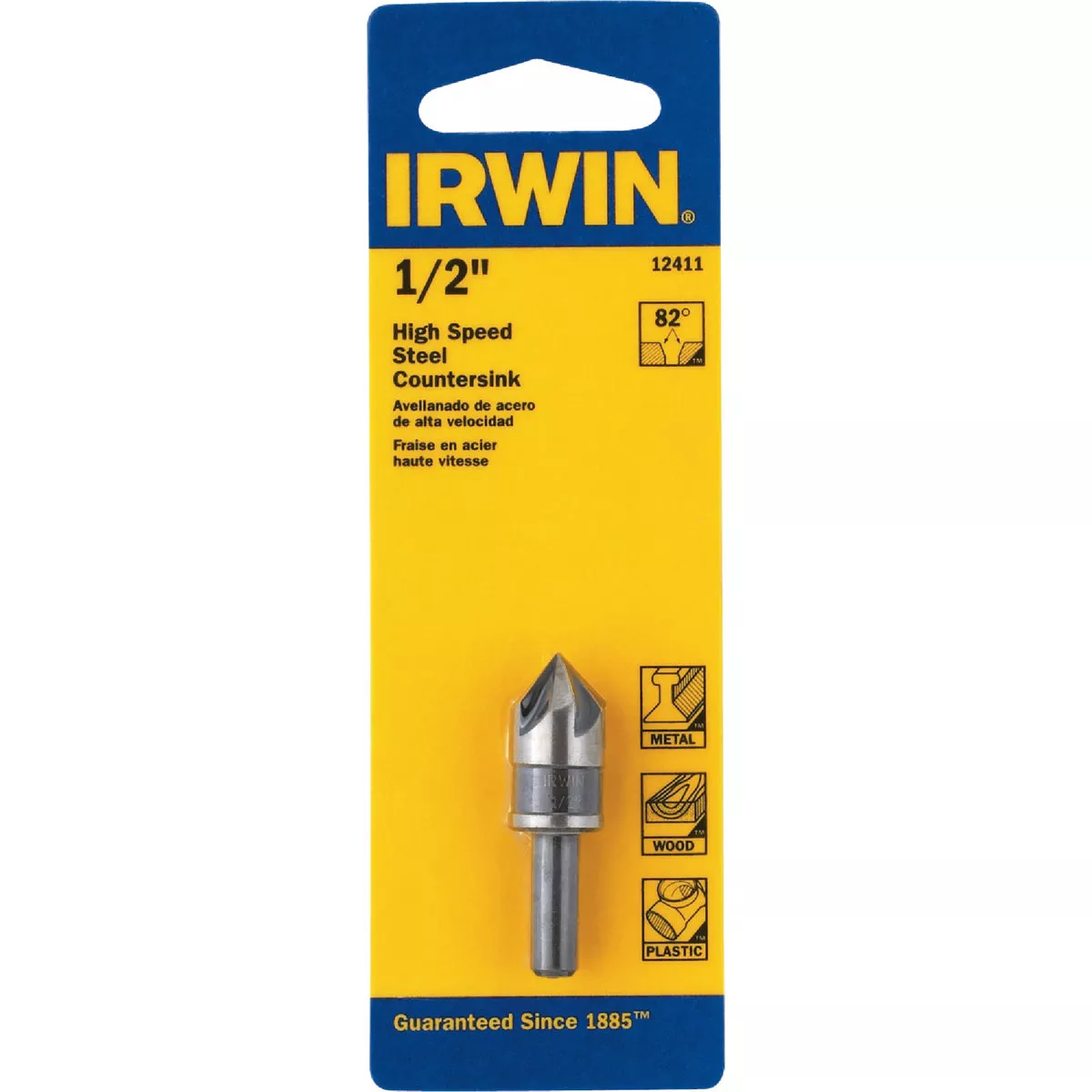 Irwin 1/2 In. Round Most Machineable Metals Countersink - photo 2