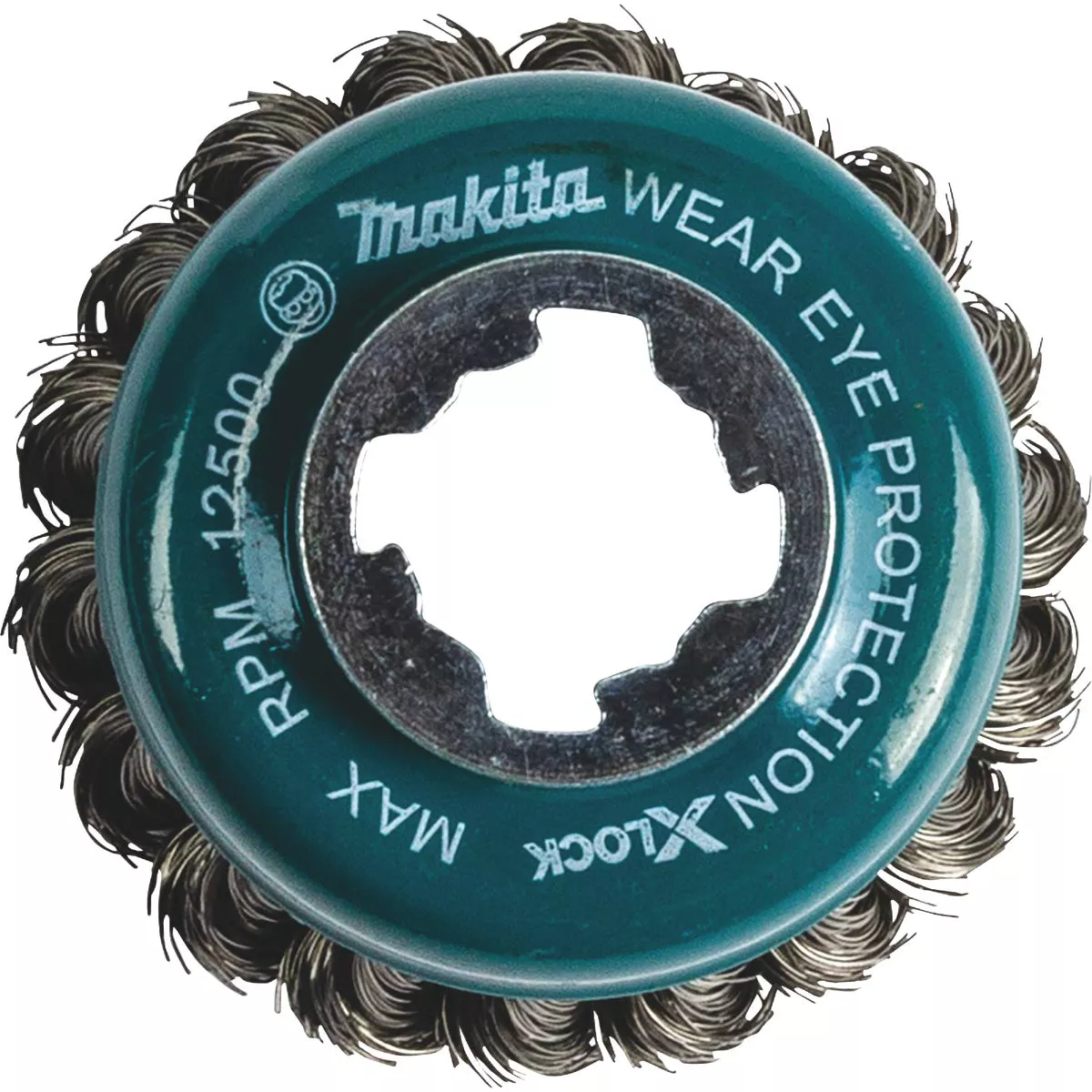 Makita X-LOCK 3-1/8 In. Knotted 0.014 In. Carbon Steel Thin Cup Angle Grinder Wire Brush - photo 2