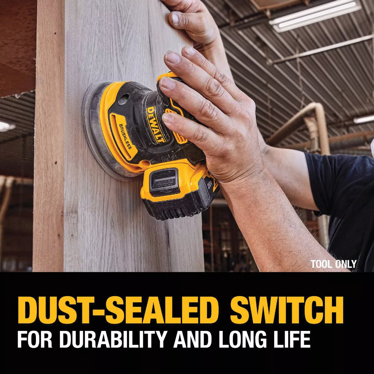 DEWALT 20V MAX XR Brushless 5 In. Random Orbit Cordless Sander (Tool Only) - photo 4