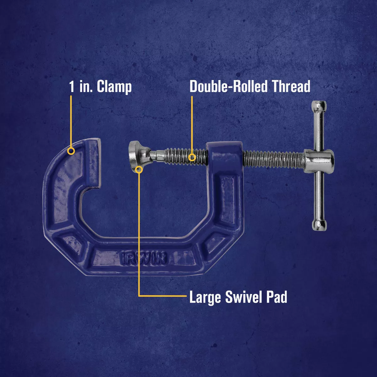Irwin Quick-Grip 1 In. C-Clamp - photo 2