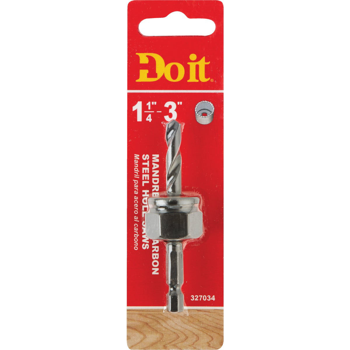 Do it 3/8 In. Hex Shank Hole Saw Mandrel For 11/4 In. to 21/2 In